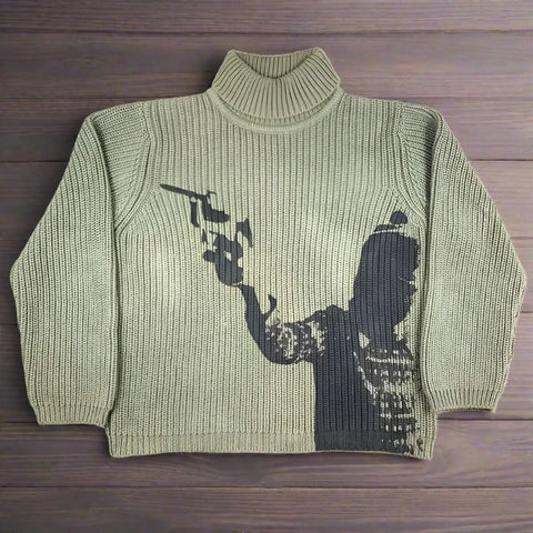 "Gangster Paradise" Knitted Sweater