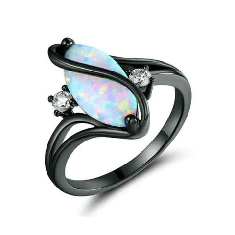 Luxurious Custom Crafted Opal Ring