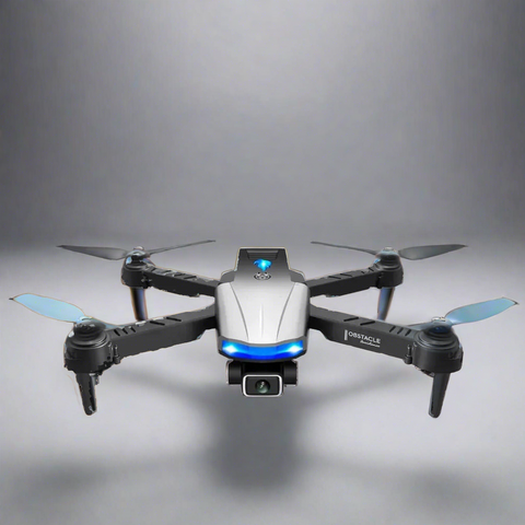 Front-facing Ninja Dragon Phantom Drone with 4K and 1080p dual cameras, designed for advanced aerial photography and equipped with obstacle avoidance technology