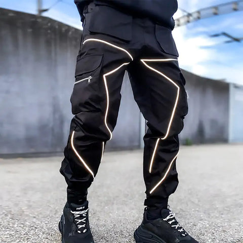 "Tron" Reflective Urban Cargo Pants