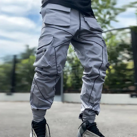 "Tron" Reflective Urban Cargo Pants