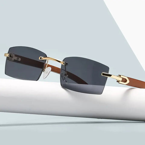 "Rivale" Stylish Rimless Sunglasses