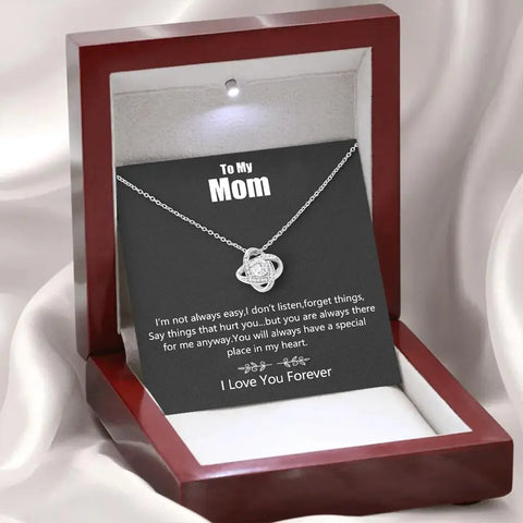 "Love You Mom" Gift Chain Necklace