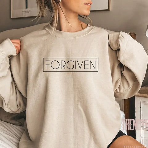 "Forgiven" Inspirational Crewneck Sweatshirt