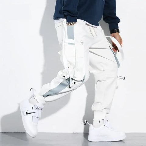 "Korean Vision" Modern Style Ribbon Joggers