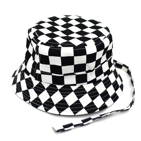 "Drip" Plaid Bucket Hat