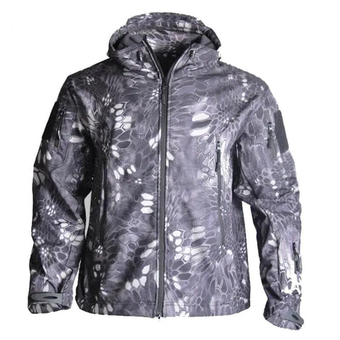 "MaxHydra" Tech Camo Military Jacket