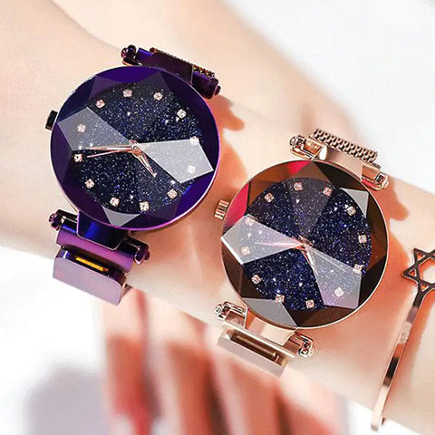 "Diamanti" Custom Design Cosmic Watch