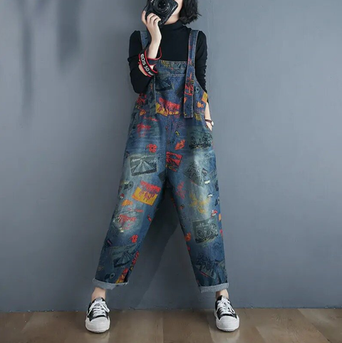 "Vintage Art" Loose Baggy Pants