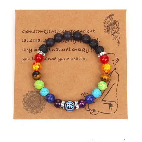 "Constellation" Crystal Chakra Bracelet