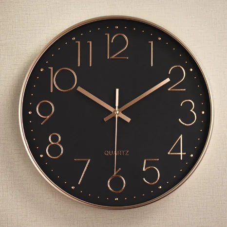 "Vintage Gold" Silent Wall Clock