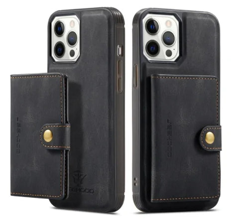 Luxury Magnetic iPhone Leather Case