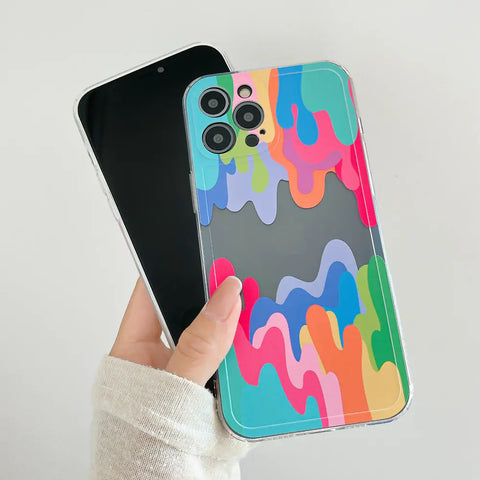 "Melted Colors" Shockproof iPhone Case