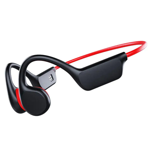 EchoEffex Pro Bone Conduction Headphones featuring advanced sound technology, IPX8 waterproof rating, and built-in 32GB MP3 player for an enhanced workout experience.