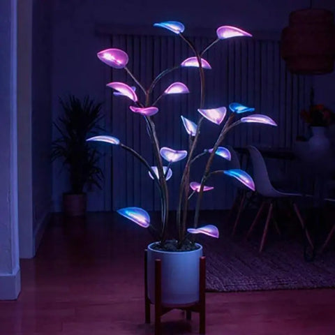 Enchanting Valhalla Magic Plant Light with customizable, programmable LED leaves, perfect for creating captivating ambient lighting in any room.