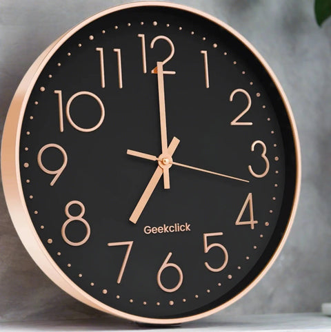 "Vintage Gold" Silent Wall Clock