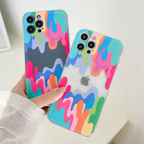 "Melted Colors" Shockproof iPhone Case