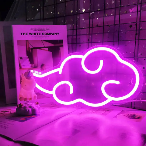 "Crimson Style" Cloud Shaped Neon Light