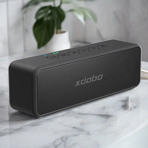 Experience powerful sound anywhere with the xDobo Z Series Portable Bluetooth Speaker. Delivering 30W output with enhanced bass and True Wireless Stereo, this waterproof speaker is perfect for all your outdoor adventures. With Bluetooth 5.0 and IPX6 rating, enjoy crystal-clear sound and durability in any environment.